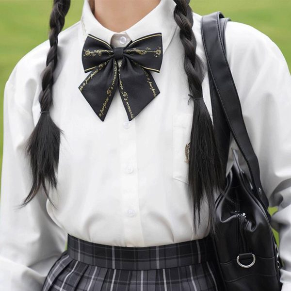 Gothic Rose Bow Tie