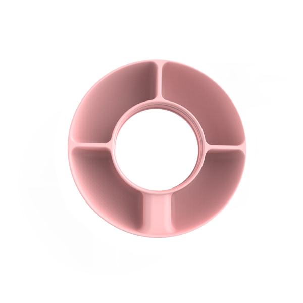 Silicone snack bowl platter