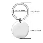 Custom Psalm 91 Religious Keychain