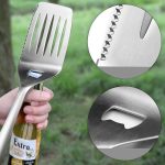 Outdoor Stainless Steel BBQ Tool Set W/ Canvas Bag