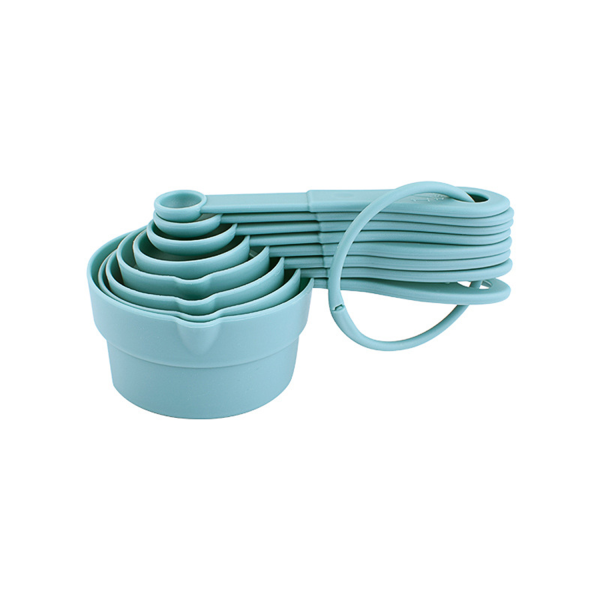 8 Pcs Food Grade Stackable Plastic Measuring Spoons Set