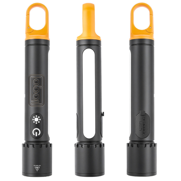 Multi functional metal flashlight