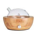 Natural Bamboo Wood Glass Waterless Essential Oil Nebulizer