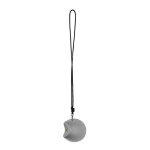 Leather earphone carrying case with lanyard