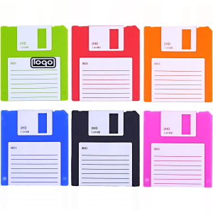 6 pcs Silicone Floppy Disk Coaster