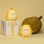 Cute Silicone LED Touch Rechargeable Durian Dimmable Lamp
