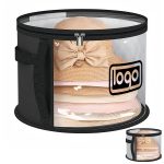 Transparent Foldable Hats Storage Box w/ Handle