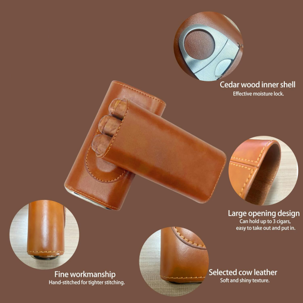 Portable Cigar Cutter Set