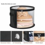 Transparent Foldable Hats Storage Box w/ Handle