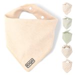 White Cotton Baby Bib