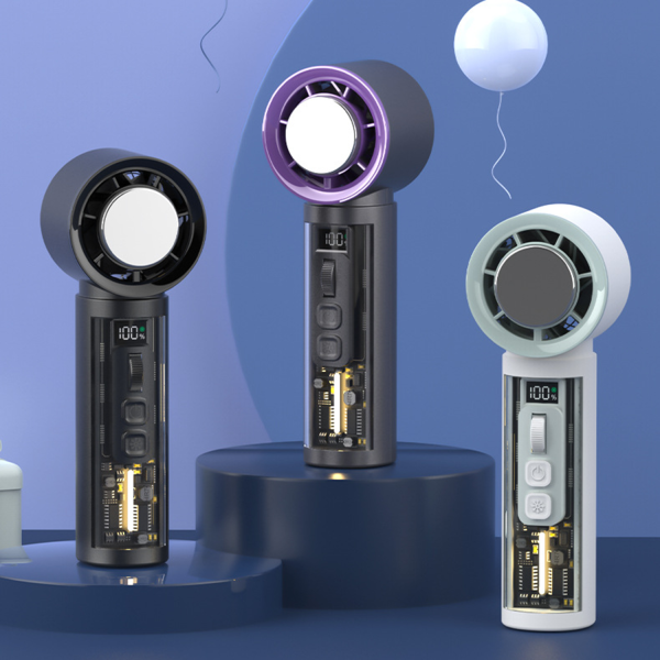 Mini Rechargeable Handheld High Speed Cooling Fan