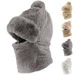 Integrated Beanie Hat and Scarf