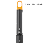 Multi functional metal flashlight