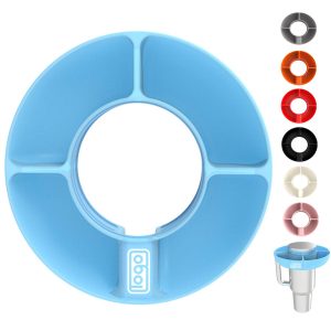 Silicone snack bowl platter