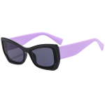 Women Fashion Retro Butterfly Square Frame Sunglasses