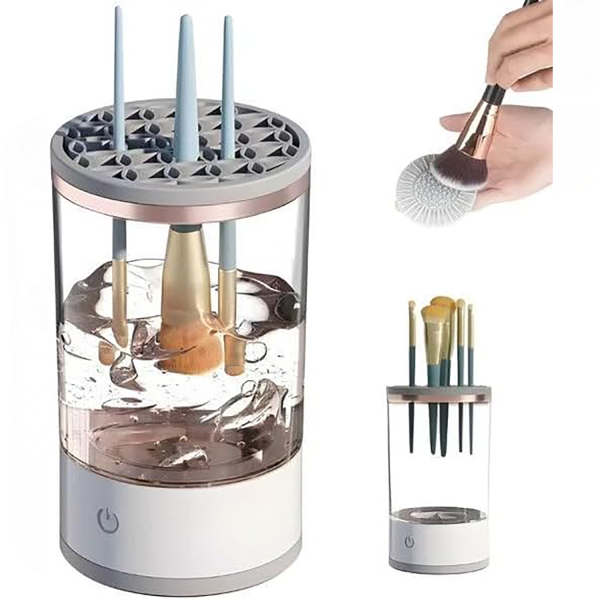 Makeup brush washer