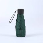 35in Folding Mini Capsule Umbrella W/ Sun Protection