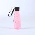 35in Folding Mini Capsule Umbrella W/ Sun Protection