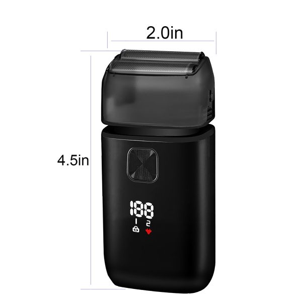 Rechargeable Electric Shaver W/ Led Display