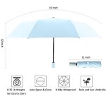 Automatic Folding UV Protection Travel Umbrella
