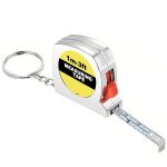 Mini ABS Stainless Steel Retractable Tape Measure Keychain