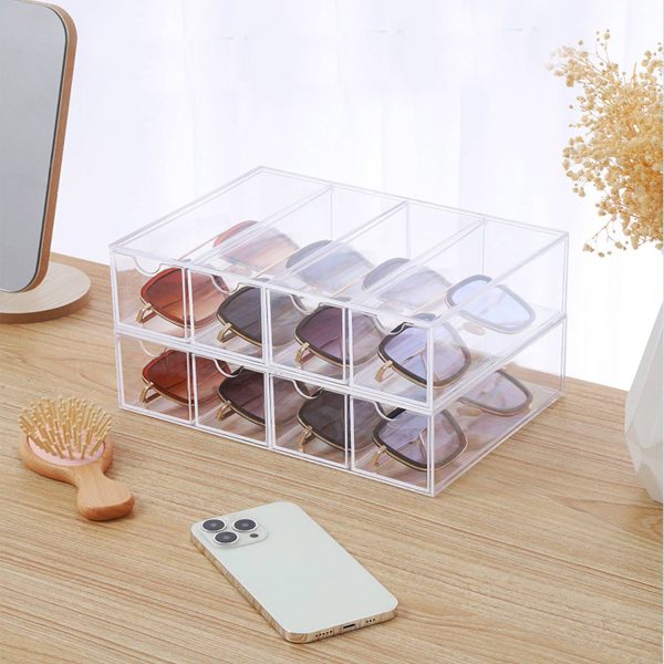 Acrylic Sunglasses and Glasses Custom Storage Case