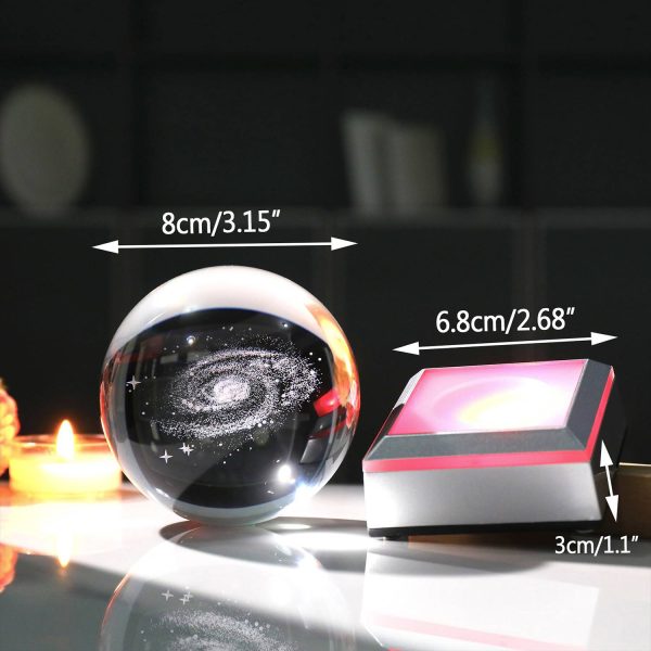 Colorful Night Light Romantic Atmosphere Crystal Ball Gift