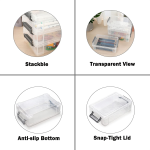 Multi Functional Transparent Storage Box