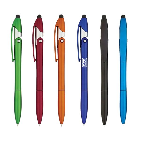 ABS Multi-Function Foldable Ballpoint Pen w/ Phone Stand