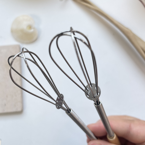 wooden handle whisk