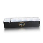 Bar 6-Compartment Fruit Tray with Lid and Freshness Design