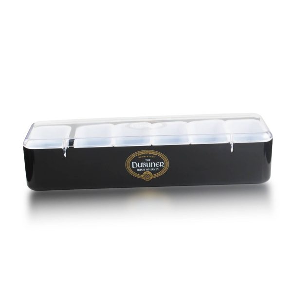 Bar 6-Compartment Fruit Tray with Lid and Freshness Design