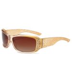 Vintage Chic Diamond-encrusted Sunglasses