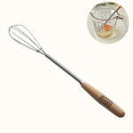 wooden handle whisk