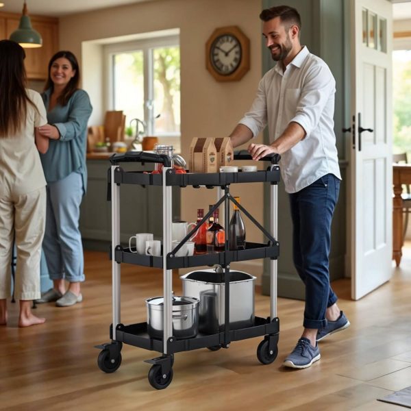 Large-Capacity Portable Folding Cart
