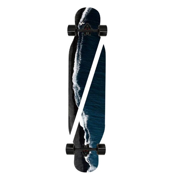 42" Kids Adults Maple Wood PU Wheels Longboard Skateboard