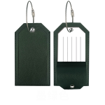 Metal Lanyard Leather Luggage Tag