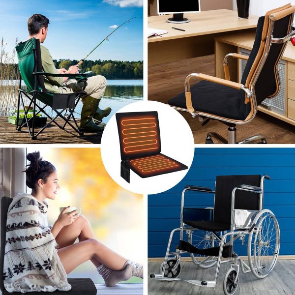 Rechargeable Waterproof Portable Heated Seat Cushion