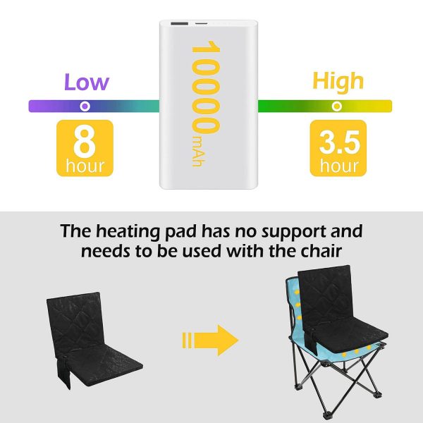 Rechargeable Waterproof Portable Heated Seat Cushion