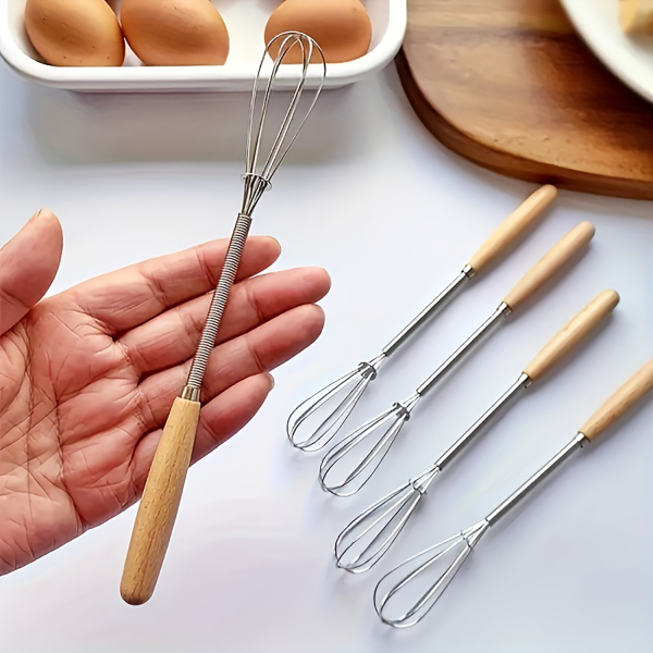 wooden handle whisk