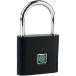 Fingerprint Padlock Alloy Steel Waterproof Keyless Security