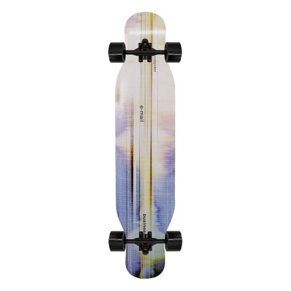 42" Kids Adults Maple Wood PU Wheels Longboard Skateboard