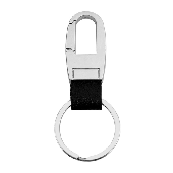 Faux Leather Keychain
