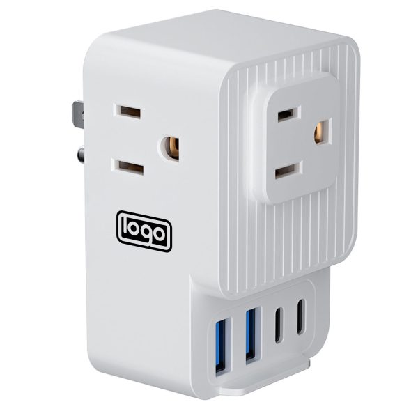7-in-1 Portable Outlet Extender w/ Multiple Plugs