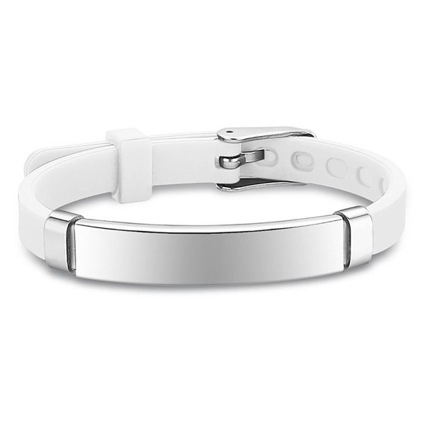 Stainless Steel Silicone Bracelet