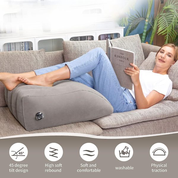 Inflatable Footrest For Relaxation And Fatigue Relief
