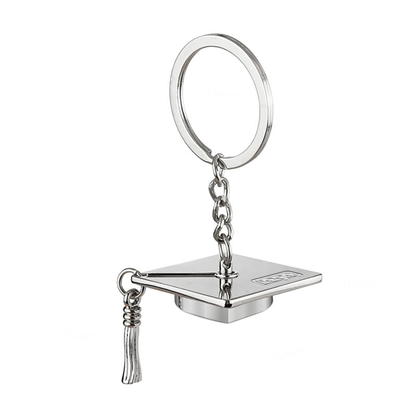 graduation cap keychain
