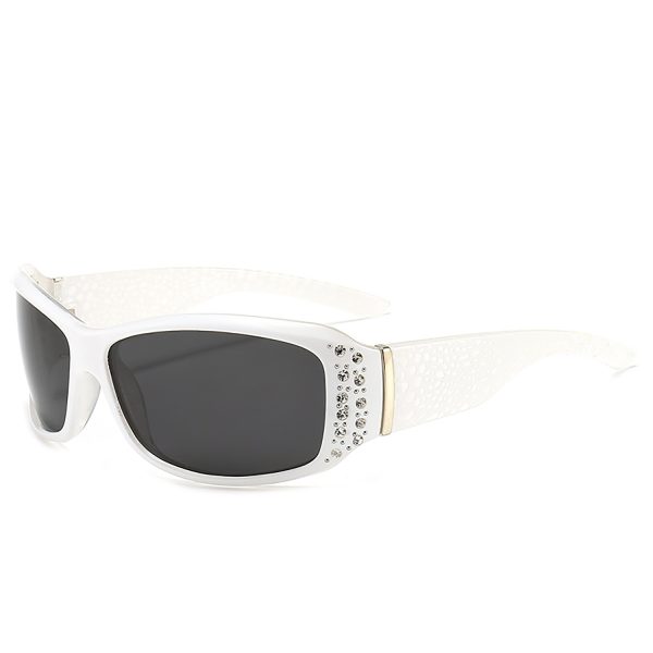Vintage Chic Diamond-encrusted Sunglasses