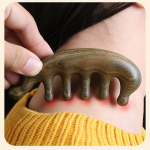 Natural Sandalwood Wide Tooth Wooden Combs