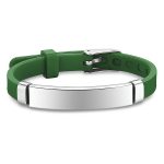 Stainless Steel Silicone Bracelet